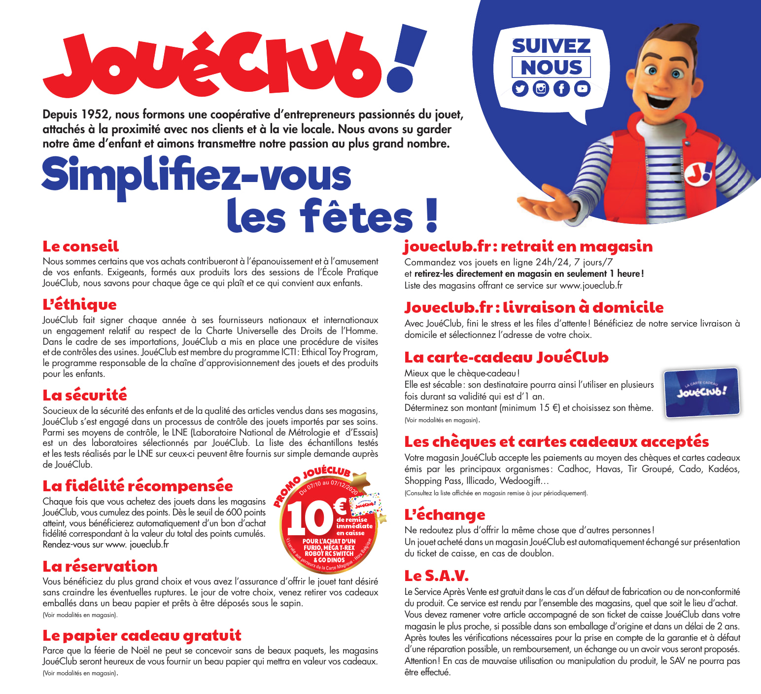 Catalogue noël 10 - JouéClub! - SP Catalogue noël 10 - JouéClub! - SP